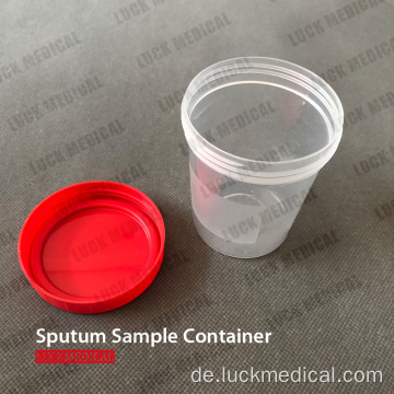 Sputum -Sammelbecher für Virustests